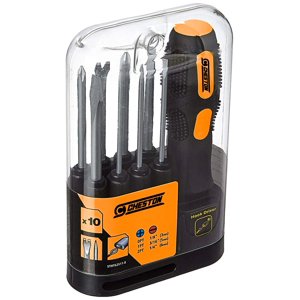 Set tournevis avec barres interchangeables Lames 8pc Tournevis pour la réparation des lames longues maison & Kit Compact pour la fixation électronique, Ordinateurs portables, Machines Pc-