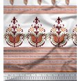 thumbnail image 2 of Soimoi Rayon Fabric Stripe & Paisley Panel Print Sewing Fabric Yard 56 Inch Wide, 2 of 2