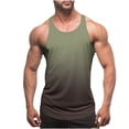 thumbnail image 1 of EGNMCR Débardeurs Homme Débardeur pour Homme Dégradé Incolore Imprimé Col Rond Bretelle Fine Dos Dégagé Régulier Débardeur de Sport Décontracté Blouses, 1 of 4