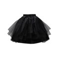 thumbnail image 2 of ZLight Hoopless Skirt Petticoat Breathable Wedding Accessory Dress Cosplay white Prom for black 45cm, 2 of 6