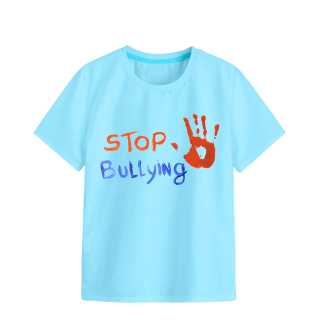 Felwors T-Shirts à Manches Courtes Col Rond Doux pour Filles, T-Shirt Imprimé 6 Couleurs
