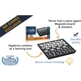thumbnail image 2 of WE Games Ensemble de Dames Magnétiques Pliables de Voyage - 9,75 Pouces, 2 of 11