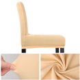 thumbnail image 4 of PiccoCasa Stretch Spandex Bar Stool Cover for Short Back Chair Champagne 1, 4 of 8