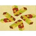 thumbnail image 1 of Ahgly Company Machine Washable Indoor Rectangle Transitional Cinnamon Brown Area Rugs, 5' x 7', 1 of 7