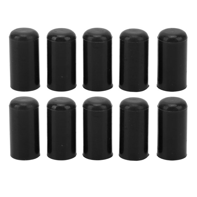 Car Intake Vacuum Hose End, Silicone Durable Universal Design 10Pcs Vacuum Line Cover For BOV Pipes Black,Red,Blue