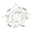 thumbnail image 2 of LEFU 2 Pack Connecteurs de Boucle de Table en Alliage de Zinc, Accessoires de Matériel de Connecteur de Table en Alliage de Zinc Robuste, 2 of 8