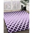 thumbnail image 3 of Ahgly Company Tapis Rectangulaire Lavable en Machine Intérieur Transitionnel Violet Raisin Vif, 2 Pieds x 5 Pieds, 3 of 7