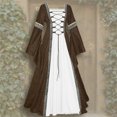 thumbnail image 3 of Babysbule Robe pour Femmes Liquidation Robe Vintage Classique Médiévale Longueur au Sol Renaissance Gothique à Manches Longues, 3 of 3