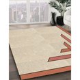 thumbnail image 3 of Ahgly Company Machine Washable Indoor Round Transitional Peru Brown Area Rugs, 5' Round, 3 of 7