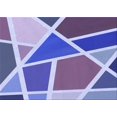 thumbnail image 1 of Ahgly Company Machine Washable Indoor Rectangle Transitional Purple Amethyst Purple Area Rugs, 6' x 9', 1 of 7