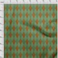 thumbnail image 4 of oneOone Rayon Rust Brown Fabric Argyle Sewing Craft Projects Fabric Prints By Yard 56 Inch Wide, 4 of 4