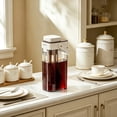 thumbnail image 1 of MTBLYS Cold Brew Coffee Maker 1000Ml Iced Coffee Pitcher Leakproof with Filter 350 Mesh Plastic for Fridge, 1 of 6