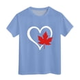 thumbnail image 4 of WEAIXIMIUNG T-Shirts pour Adolescentes T-Shirts Tendance pour Filles T-Shirt à Manches Courtes d'Été Col Ras du Cou T-Shirt Coupe Décontractée T-Shirts Basiques, 4 of 4