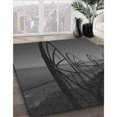 thumbnail image 3 of Ahgly Company Machine Washable Indoor Rectangle Transitional Charcoal Black Area Rugs, 5' x 7', 3 of 7