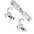 thumbnail image 2 of Transemion Kit de Baignade avant Arrière Réglable en Alliage d'Aluminium 3 Pcs Kit de Baignade avant Argent, 2 of 6