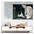 thumbnail image 2 of Écran de Projecteur Mural Gris Résistant à la Lumière Tissu Réfléchissant 60 84 100 120 Pouces pour Cinéma Maison Extérieur, Longue Durée, 2 of 11