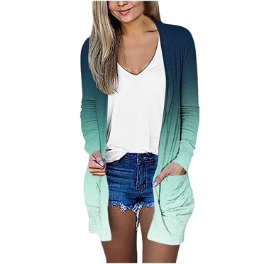lcziwo 2024 Cardigans Légers pour Femmes Cardigans pour Femmes Légers à devant Ouvert Chemises Cardigan Tendance Blouses Habillées Décontractées Manches Longues avec Poche Violet TTG