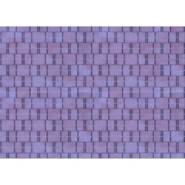 Ahgly Company Machine Washable Indoor Rectangle Transitional Purple Mimosa Purple Area Rugs, 2' x 4'