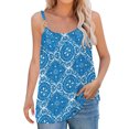thumbnail image 2 of SMihono Womens Tops Womens Tank Top Shirts For Women Sleeveless Tank Top Camisole Loose Fit Printing Summer Pullover Blouse Tank Tops for Women Womens Summer Tops, 2 of 6