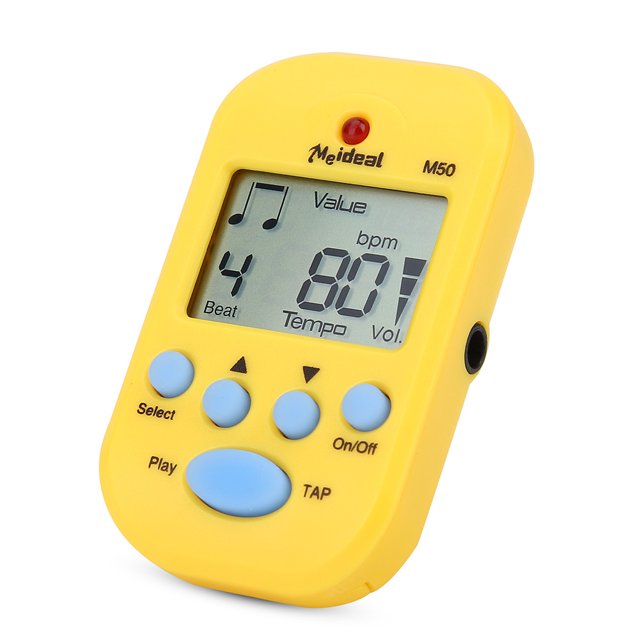Garosa Mini Digital Beat Tap M50 Tempo Metronome Clip Musical Instruments Tempo Metronome Digital Metronome