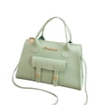 thumbnail image 2 of TopLLC Women's Shoulder Bag Fashion New Pattern Solid Handbag Shoulder Bag Dual Purpose High Capacity Zipper Bag, 2 of 3