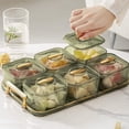 thumbnail image 3 of EGNMCR Storage Containers Fruit Tray Clear Snack Display Tray Candy Snack Tray Nut And Dried Fruit Storage Box Snack Tray For Kitchen And Party Food And Pantry Organization Pantry Organization, 3 of 8