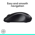 thumbnail image 3 of LogitechSouris Sans Fil Pleine Taille Ambidextre avec Récepteur USB Argent, 3 of 7