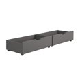 thumbnail image 2 of Donco PD-505BG Dual Underbed Drawers, Brushed Grey, 2 of 5