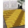 thumbnail image 3 of Ahgly Tapis d'Intérieur Lavable en Machine Carré Transitionnel Bisque Foncé Marron, 3 Pieds Carré, 3 of 7