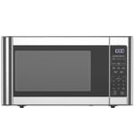 Hamilton Beach 1.1 Cu.ft. Acier inoxydable Micro-ondes, 10 Niveaux de puissance