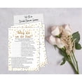 thumbnail image 4 of Inkdotpot Gold ConfettiWhy Do We Do That 50-Pack Bridal Wedding ShowerGameBachelorette Party ActivityGameCards, 4 of 7