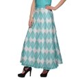 thumbnail image 3 of Moomaya Jupe Longue Imprimée pour Femmes Jupe Portefeuille Longue Filles Tenue Décontractée Vêtements, 3 of 6