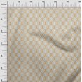 thumbnail image 3 of oneOone Rayon Beige Fabric Ogee Dress Material Fabric Print Fabric By The Yard 56 Inch Wide, 3 of 4
