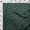 thumbnail image 2 of oneOone Polyester Lycra Teal Green Fabric Cat Face Animal Sewing Craft Projects Fabric Prints By Yard 56 Inch Wide, 2 of 4