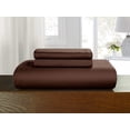 thumbnail image 4 of Mocassi 2-Piece Duvet Cover Set, 1800 Thread Count, Button Closure, Solid Color - Cooling, Breathable Material- Wrinkle, Fade, Stain Resistant, Twin/Twin XL, Brown, 4 of 5