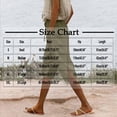 thumbnail image 4 of Sentmoon Womens Linen Shorts with Pockets Solid Color Summer Bermuda Shorts Drawstring Elastic Waist Loose Fit Straight Leg Side Slit Linen Shorts for Women Hawaii for Lounge and Comfort, 4 of 7