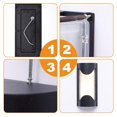 thumbnail image 4 of ruzhgo Wall Lamp Outdoor IP65 Waterproof 15W Cold Light Aluminum Black, 4 of 9