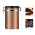 thumbnail image 3 of Garosa Coffee Container Large Airtight Stainless Steel Black Kitchen Sotrage Canister for Coffee, 3 of 6