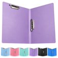 thumbnail image 2 of ZTTD Double Strong Clips File Folder Report Cover, Punchless Binder with 2 Clamp, Office Project Folder, Commercial or S-chool Documents File Folder, for Letter Size or A4 Size, 2 of 9
