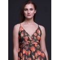 thumbnail image 3 of Bimba Robe Longue Maxi à Bretelles Spaghetti Ajustables à Imprimé Floral, Tenue de Plage d'Été - Très Petit, 3 of 6