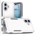 thumbnail image 1 of [PST] iPhone 16 Hard Case, Dual Layers Heavy Duty Rubber Armor Bumper Hard Case Cover, 1 of 5