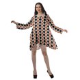 thumbnail image 3 of Moomaya Robes Décontractées Femmes Rayonne Robe Mini à Manches Longues pour Femmes, 3 of 4