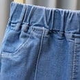 thumbnail image 4 of QIPOPIQ Girls Elastic Waist Slim Jeans,Ripped Fashion Simple Denim Pants 2-13 Years Clearance, 4 of 9