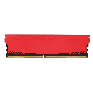 Module de Mémoire de Bureau Rouge DDR4 2666MHz Bande Passante 21300 Alliage d'Aluminium RAM de Jeu pour Mise à Niveau du Châssis d'Ordinateur 32 Go