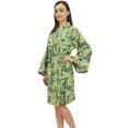 thumbnail image 2 of Bimba Robe Kimono à Manches Longues Imprimée Florale pour Demoiselle d'Honneur - 30, 2 of 6