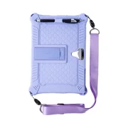 10.1 Universal Case Soft Silicone Tablet Funda for 10 10.1 inch Android Tablet PC Soft Shockproof Cover Case L 9.45 W 6.42inch Purple-BELT 10.1 inch Tablet