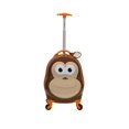 thumbnail image 1 of Rockland Jr. Valise Rigide à Roulettes Pivotantes pour Enfants My First, Monkey, Bagage de Cabine 19 Pouces, 1 of 4