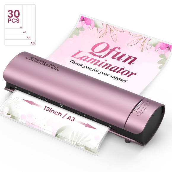 Laminator Machine Thermal Laminating Machine with Sheets 11x17 Personal Laminator for Teachers, 13 Inch Lamination Machine 60S Warm Up Office Presentation laminators, A3