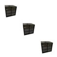 thumbnail image 3 of Decodeary Plastic Jiugongge Storage Drawer - Meticulous Workmanship And Fashionable Multi Grid Storage black Six Palaces Grid 3Set, 3 of 6