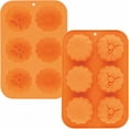 thumbnail image 1 of Ynlkorvg Moules à Biscuits en Silicone Ensemble de Cuisson Citrouille d'Halloween Antiadhésif Chocolat Gelée Fondant Gâteau Cuisson pour Cadeau de Fête avec Forme de Chauve-Souris, 1 of 7